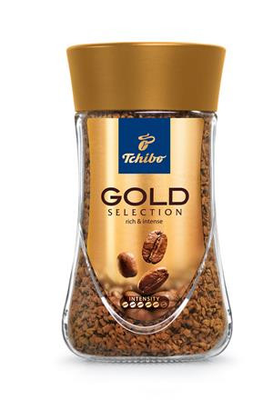TCHIBO Instant kávé, 200 g, üveges, TCHIBO "Gold Selection"