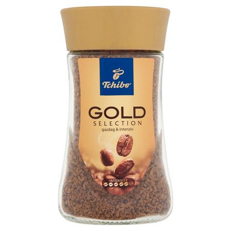 TCHIBO Instant kávé, 100 g, üveges, TCHIBO "Gold Selection"