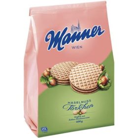 MANNER Mogyorós ostya, 400 g, MANNER "Törtchen"