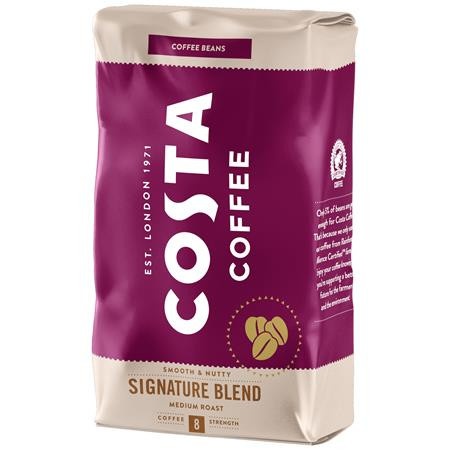 COSTA Kávé, közepes pörkölésű, szemes, 1000 g, COSTA "Signature Blend"