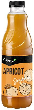 CAPPY Gyümölcslé, 37%, 1 l, rostos, CAPPY, sárgabarack