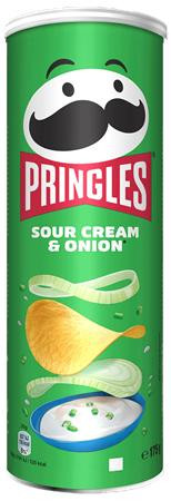 PRINGLES Chips, 165 g, PRINGLES, hagymás-tejfölös