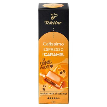 TCHIBO Kávékapszula, 10 db, TCHIBO "Cafissimo Espresso Caramel"