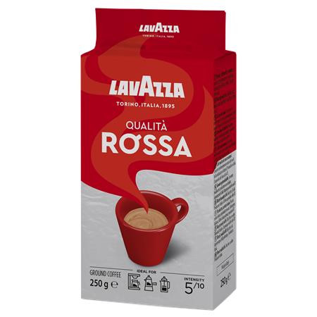 LAVAZZA Kávé, pörkölt, őrölt, 250 g, LAVAZZA "Rossa"