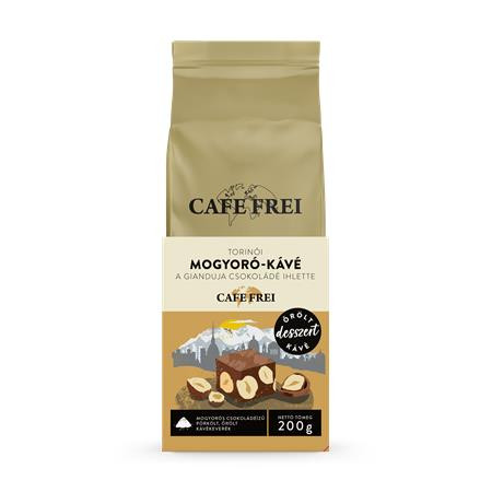 CAFE FREI Kávé, pörkölt, őrölt, 200 g, CAFE FREI "Torinói mogyorós csokoládé"