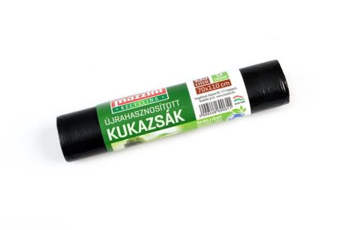 MAZZINI Szemeteszsák, újrahasznosított, 135 l, 5 db, 70x110 cm, MAZZINI