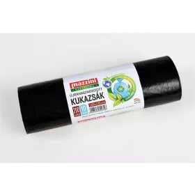   MAZZINI Nagykukazsák, újrahasznosított, 200 l, 10 db, 100x120 cm, 30 µ, MAZZINI, fekete