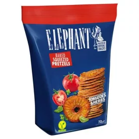   ELEPHANT Chips-tallér, 70 g, ELEPHANT, paradicsomos-fűszeres