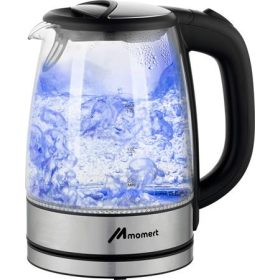 MOMERT Vízforraló, üvegkannával, 1,7 l,MOMERT