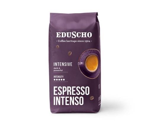 EDUSCHO Kávé, pörkölt, szemes, 500 g, EDUSCHO "Espresso Intensive"