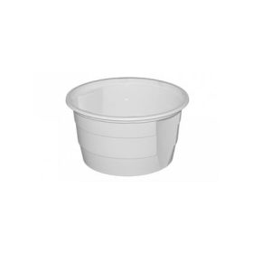 . Műanyag gulyás tányér, 750 ml, 50 db, fehér