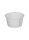 . Műanyag gulyás tányér, 750 ml, 50 db, fehér