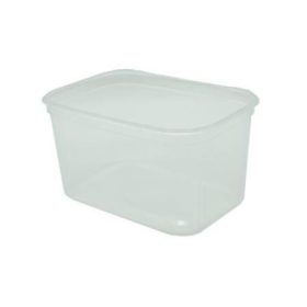   . Műanyag tál, lezárható, 750 ml, 50 db "Svéd"