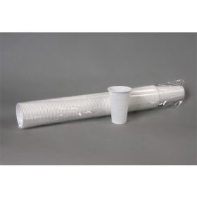 . Műanyag pohár, 2 dl, 100 db, fehér