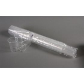 . Műanyag pohár, 2 dl, 100 db, víztiszta