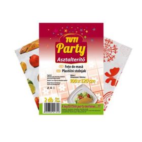   TUTI Műanyag asztalterítő, 100 x 120 cm, 2 db, TUTI "Party"