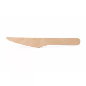 . Kés, fa, egyszer használatos, 16 cm, 100 db