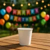 . Papírpohár, 1,1 dl, 50 db, "Party", fehér