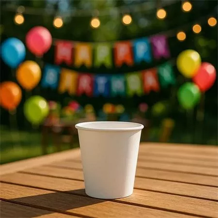 . Papírpohár, 1,1 dl, 30 db, "Party", fehér