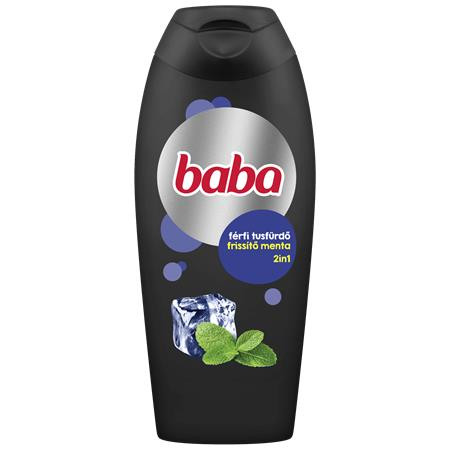 BABA Tusfürdő, 400 ml, BABA, férfi mentakivonattal