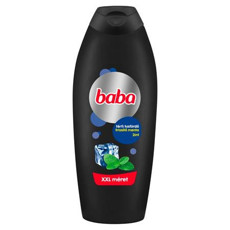 BABA Tusfürdő, 750 ml, BABA, férfi mentakivonattal