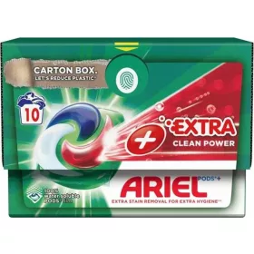ARIEL Mosókapszula, 10 db, ARIEL "Extra Clean"
