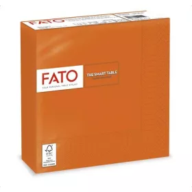   FATO Szalvéta, 1/4 hajtogatott, 33x33 cm, FATO "Smart Table", narancs