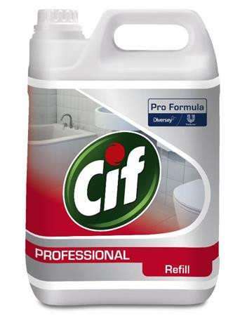 CIF Fürdőszobai tisztító- és vízkőoldószer, 5 l, CIF