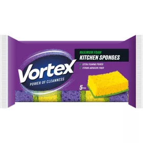 VORTEX Mosogatószivacs, 5 db, VORTEX