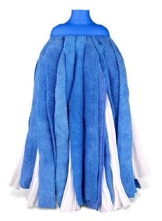 BONUS Felmosófej, mikroszál és viszkóz, BONUS "MicroMIX", kék-fehér