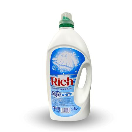 . Mosógél, 5,5 l, "Rich White"