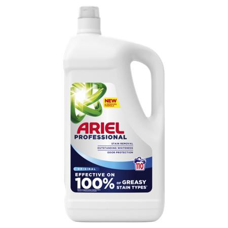 ARIEL Folyékony mosószer, 4,95 l, ARIEL "Original", fehér ruhákhoz