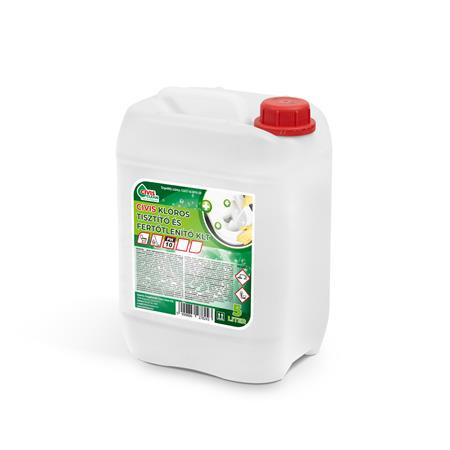 CIVIS CLEAN Általános tisztító- és fertőtlenítőszer, klórtartalmú, 5 l, CIVIS CLEAN