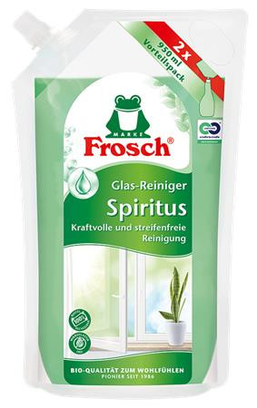 FROSCH Ablaktisztító, spiritusszal, 950 ml, utántöltő, FROSCH