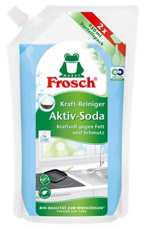 FROSCH Konyhai tisztítószer, szóda kivonattal, 950 ml, utántöltő, FROSCH