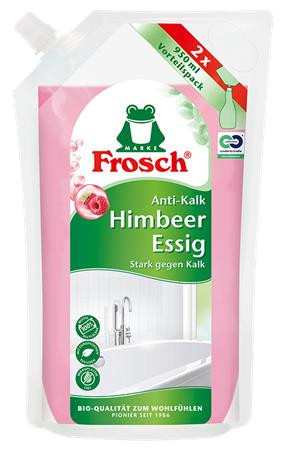 FROSCH Vízkőoldó, málnaecettel, 950 ml, utántöltő, FROSCH