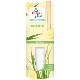   FROSCH Légfrissítő, 90 ml, utántöltő, FROSCH "Oase", citromfű