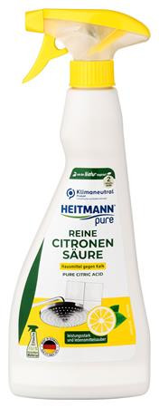 HEITMANN Vízkőoldó spray, citromsavval, 500 ml, HEITMANN "Pure"