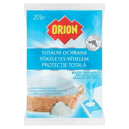 ORION Molyirtó golyók, 20 db, ORION, frissen mosott ruha illattal