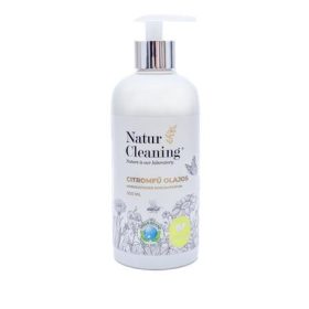   NATURCLEANING Mosogatószer koncentrátum, pumpás, 500 ml, NATURCLEANING, citromfű olajos