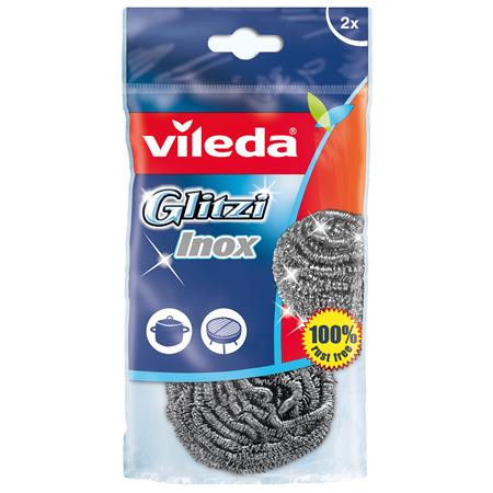 VILEDA Inox fémsúroló, 2 db, VILEDA