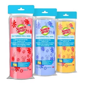   3M Törlőkendő, univerzális, 12 db, 25x27 cm, 3M "Scotch-Brite", vegyes színek 