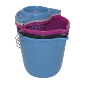 . Felmosóvödör csavarókosárral, kerek, 12 l