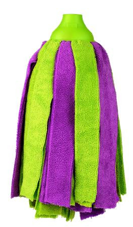 BONUS Felmosófej, mikroszálas, BONUS "MicroMOP", zöld-lila