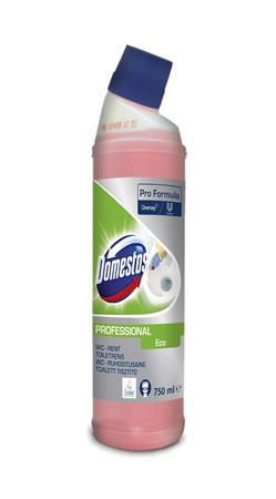 DOMESTOS WC tisztító gél, 0,75 l, DOMESTOS "Professional Eco", friss