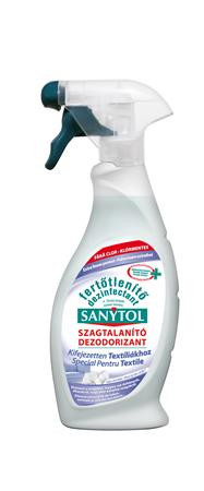 SANYTOL Fertőtlenítő- és szagtalanító spray, 500 ml, SANYTOL, textíliákhoz