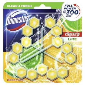   DOMESTOS WC frissítő blokk, 3 db-os, DOMESTOS "Power 5", lime