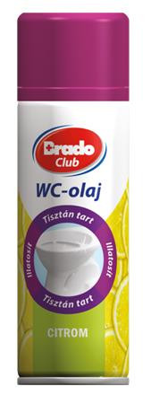 BRADO WC olaj, 200 ml, BRADOCLUB, citrom