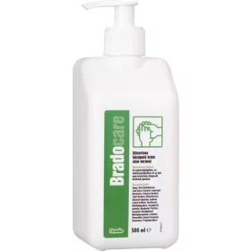   BRADO Kézápoló krém, munkavédelmi, glicerines, pumpás, 500 ml, BRADOCARE, aloe vera