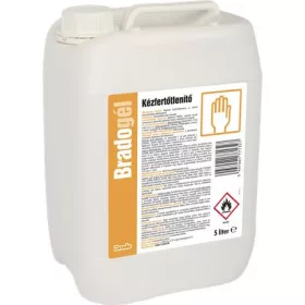 BRADO Kézfertőtlenítő gél, alkoholos, 5 l, BRADOGÉL